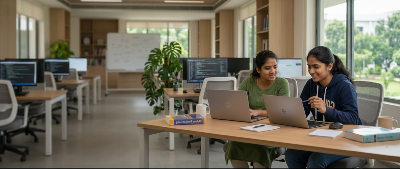 Students learning in the B.Sc Computer Science lab